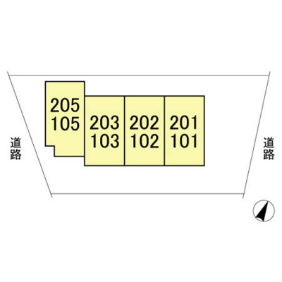 【区画図】 | Kハイツ天台