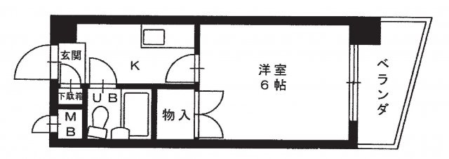 ポエトリー・オバラの間取り|ポイトリー・オバラ304　