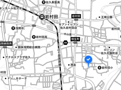 【地図】 | 佐久市岩村田上ノ城売地