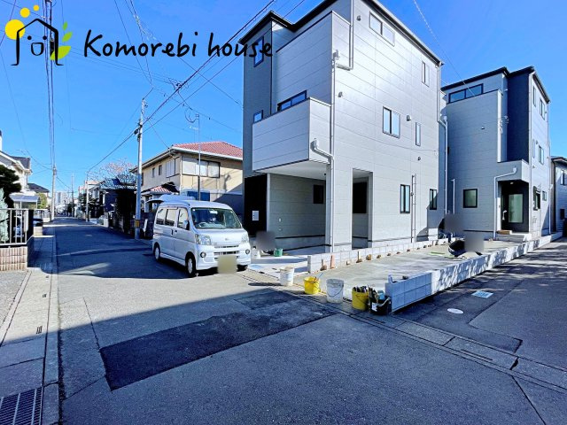 さいたま市大宮区上小町　1期　新築一戸建て　クラフトピット　02の前面道路含む現地写真|前面道路含む現地写真です