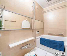 ローズハイツ芦屋の浴室