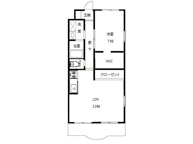 エストメンツ中泉の間取り