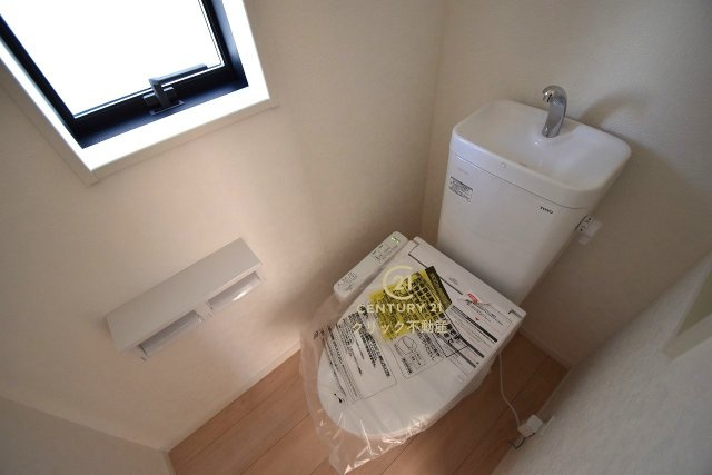 Cradlegarden　 ひたちなか市相金町　第1　4のトイレ|１階と２階、２ヶ所に清潔なトイレ。
毎日使う空間と機能だから、いつまでも清潔なスペースであってほしいのがトイレです。