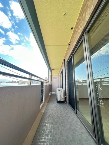 ジェネシス竹下のバルコニー