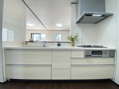 【キッチン】 | 那覇市具志（全7棟）D号棟 | D号棟　使いやすいシステムキッチン♪