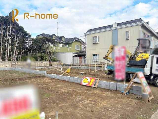 かすみがうら市稲吉3丁目25-P1　新築戸建て　2号棟の外観|2026年4月完成予定！近隣の同仕様完成物件をご見学いただけます♪