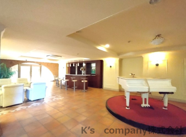 ◎藤沢市片瀬海岸　グランシティ湘南海岸マリナージュスクエア　のロビー|住居者が利用できる広々としたロビー☆