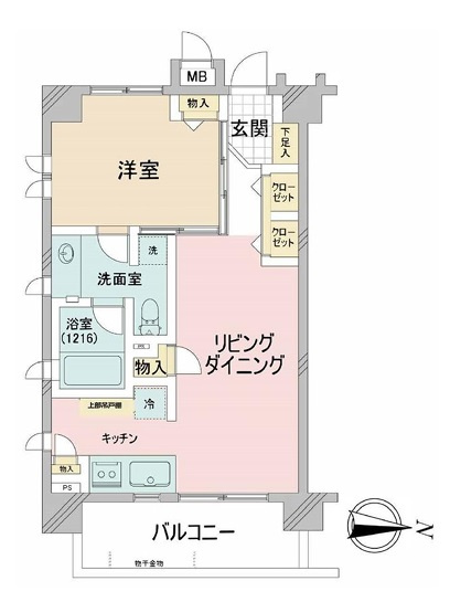 ◎藤沢市片瀬海岸　グランシティ湘南海岸マリナージュスクエア　の間取り|1LDK☆