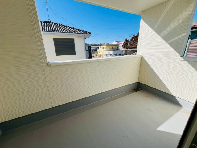 【Livele Garden】　下都賀郡野木町若林　第２　全1邸のバルコニー|〇バルコニー〇
広々インナーバルコニー♪お洗濯物を乾かす強い味方になります！
2026年2月撮影