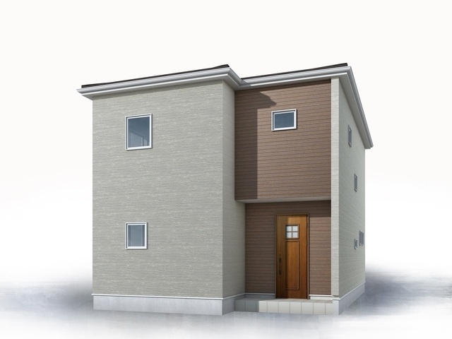 【Livele Garden】　下都賀郡野木町若林　第２　全1邸の外観パース|全居室南向き！4SLDK、ウォークインクローゼット付きの1棟現場です♪ぜひ、お気軽にお問い合わせください（＾＾）