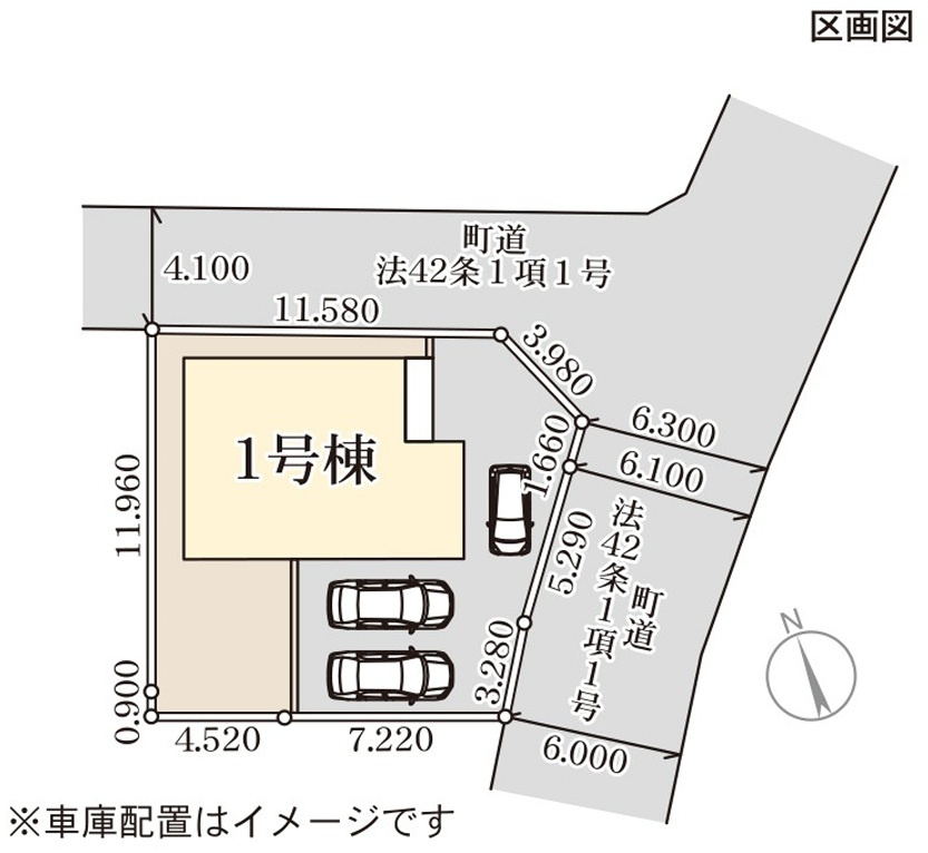 【Livele Garden】　下都賀郡野木町若林　第２　全1邸の区画図|区画図