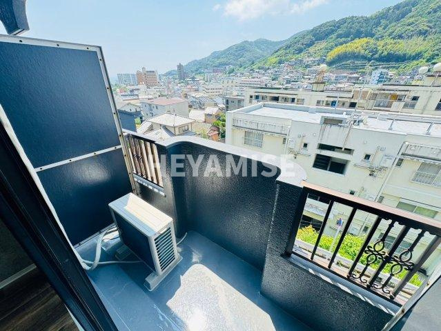 サンハイツのバルコニー