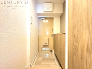 大きな玄関収納付きの玄関です　家族皆様の履物をしっかり収納できます