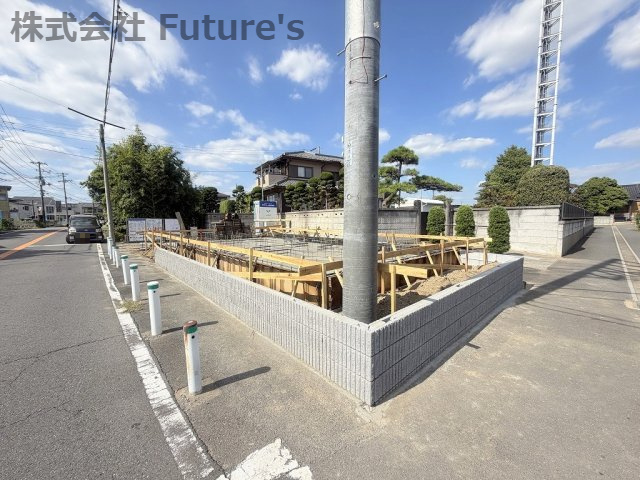 三郷市鷹野5丁目　新築戸建　全1棟の外観|現地の写真になります。