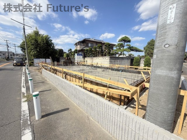 三郷市鷹野5丁目　新築戸建　全1棟の外観|現地の写真になります。