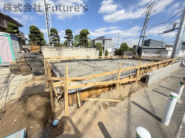 三郷市鷹野5丁目　新築戸建　全1棟の外観|現地の写真になります。