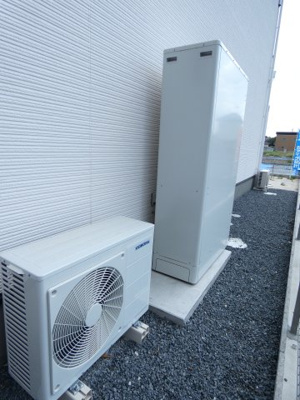 【発電・温水設備】 | いろどりアイタウン小山市粟宮 | オール電化住宅♪エコキュート給湯器♪