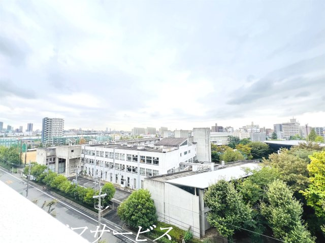 【展望】 | 新北野第2コーポ | バルコニーからの眺望は良好です！