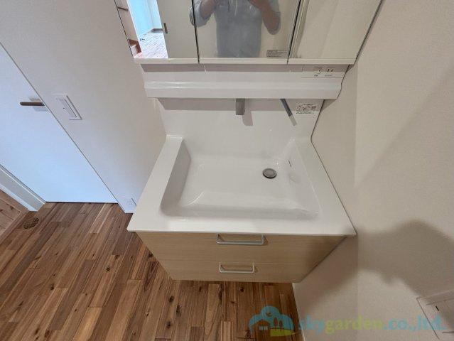 小田原市羽根尾　新築戸建　全1棟1号棟の独立洗面台