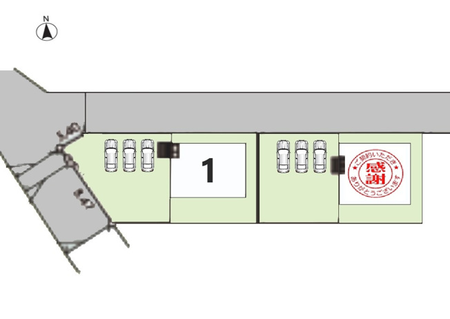 【区画図】クレイドルガーデン坂井市春江町高江町　第１　