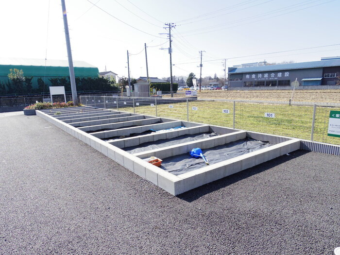 スローライフさしまⅡの庭|居住者専用家庭菜園スペース