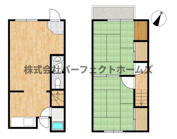 藤が尾4丁目貸家の間取り