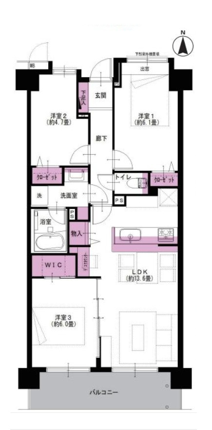 藤和シティコープ松戸小根本の間取り|ご希望物件のご提案から現地へのご案内、ご契約まで、業務に精通したスタッフがきめ細かく対応いたします。