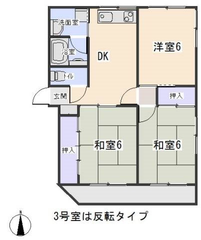 リバーストーン（東大友町）の間取り