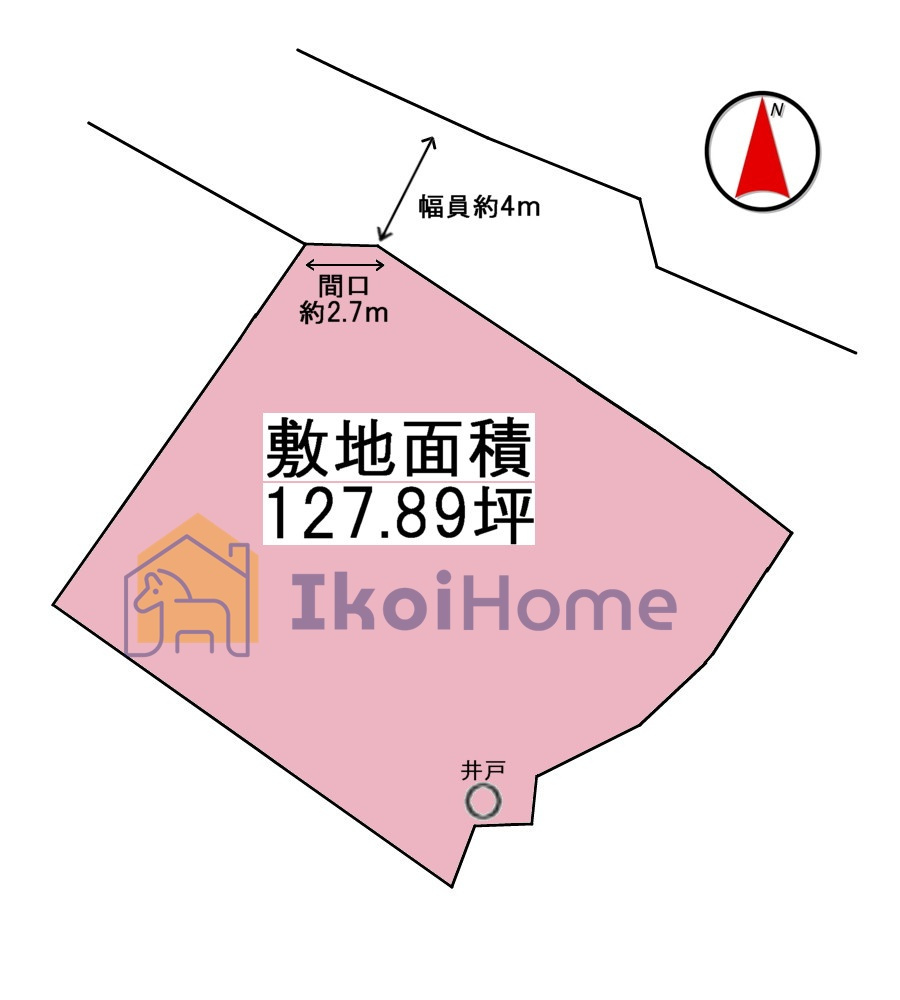 神戸市西区櫨谷町松本　土地の土地図