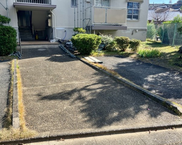 柏グリーンハイツＧ棟のエントランス