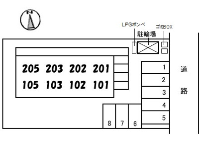 【区画図】 | 清光ハイツ