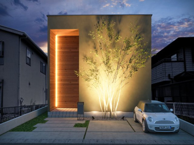 【外観パース】 | COLORSグリーンヒル栗東市綣7丁目限定１区画 | ～施工事例～