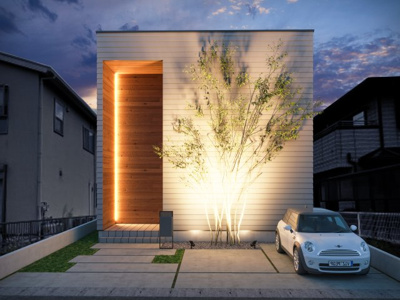 【外観パース】 | COLORSグリーンヒル栗東市綣7丁目限定１区画 | ～施工事例～