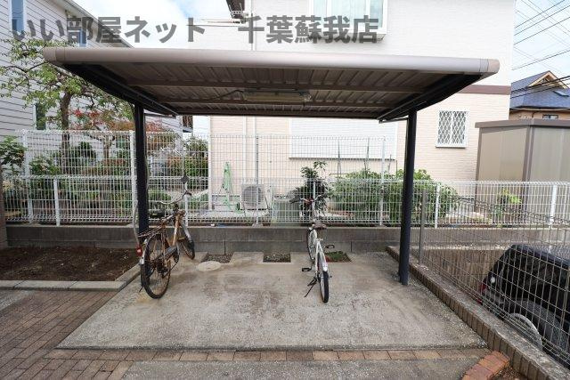 ヴィラージュおゆみ野のエントランス|駐輪場