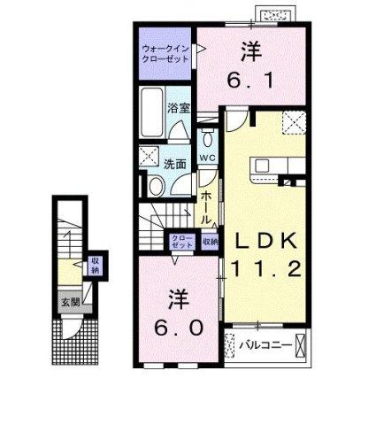 ベストライフ野面Ⅰの間取り