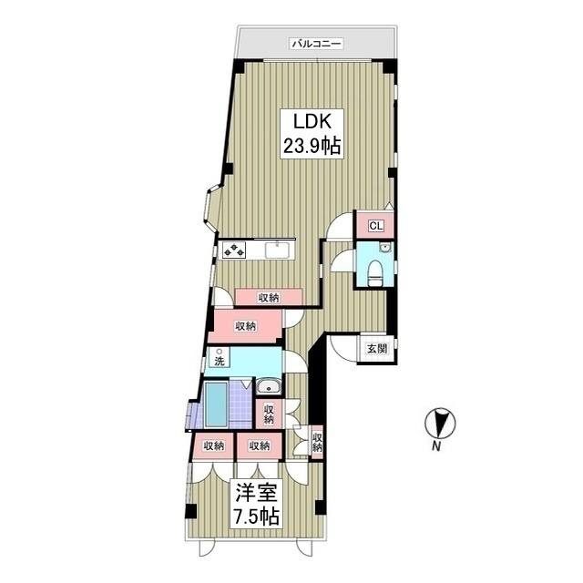 リブレス南浦和の間取り