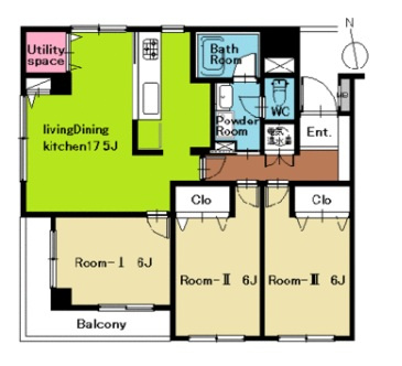 【間取り】 | GSハイム湘南台
