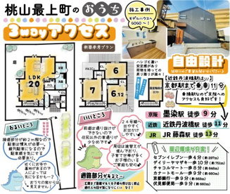 桃山最上町　条件付土地の画像