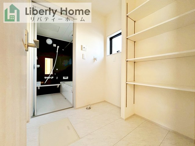 日立市滑川本町3期　新築戸建　1号棟の脱衣所