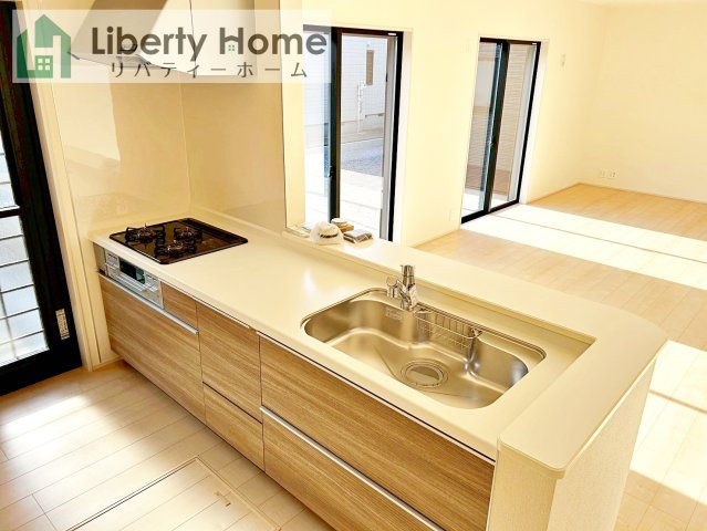 日立市滑川本町3期　新築戸建　1号棟のキッチン