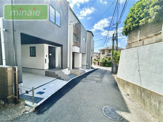 【前面道路含む現地写真】 | 津田沼駅14分　ZEH水準住宅　前原西5　全3棟　3号棟 | 販売現地