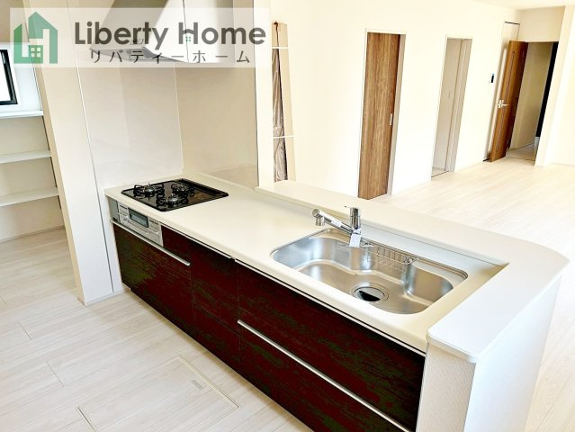 日立市滑川本町3期　新築戸建　3号棟のキッチン