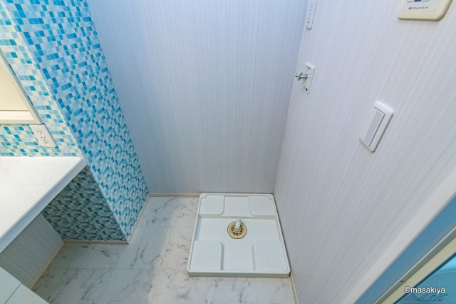 エクセラン昴の洗面所|室内洗濯機置き場