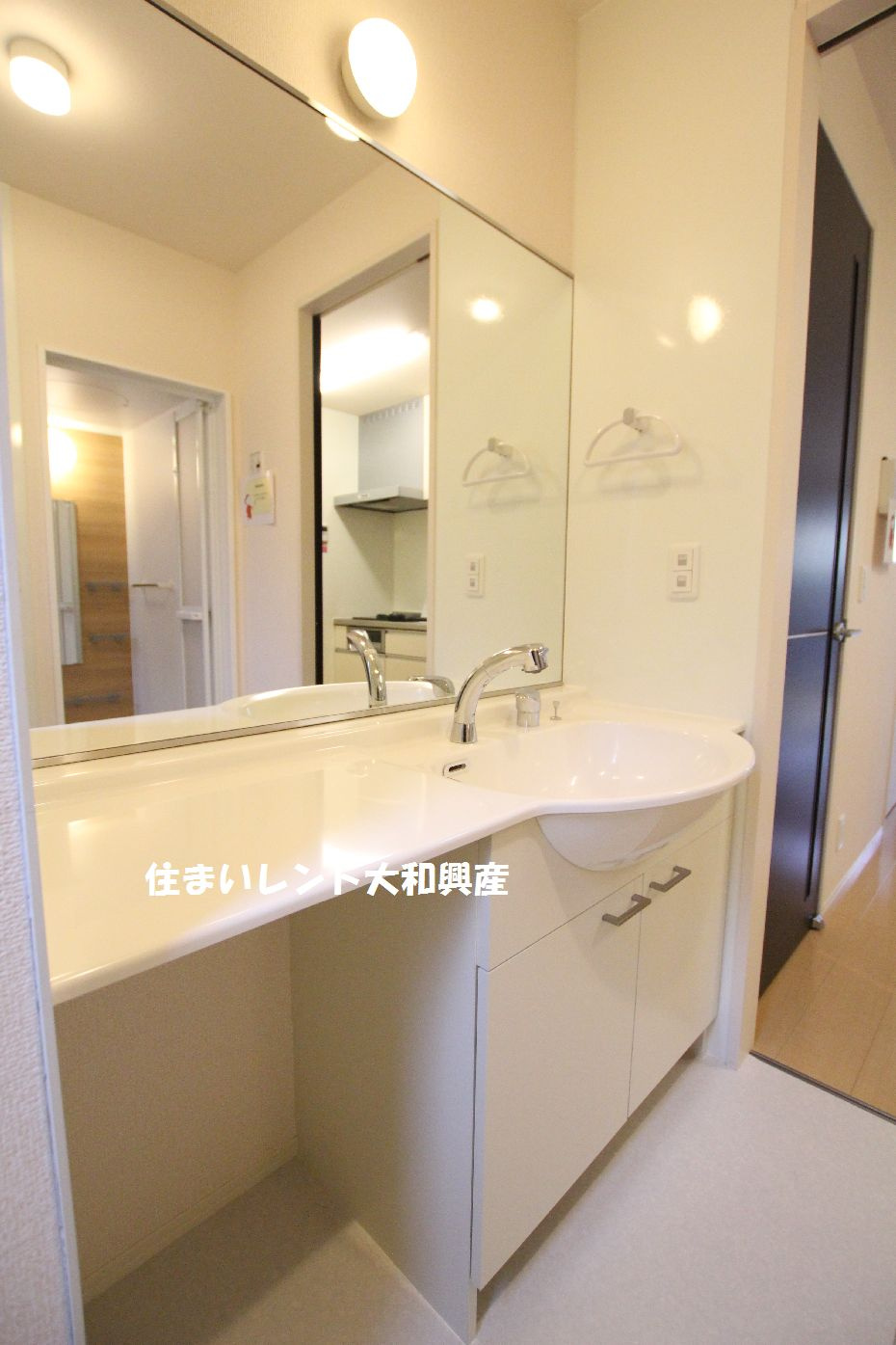 ガーラ南林間の洗面所