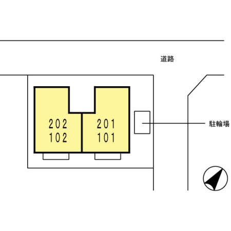 ガーラ南林間の区画図