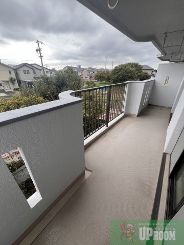 ハイツ五反田のバルコニー