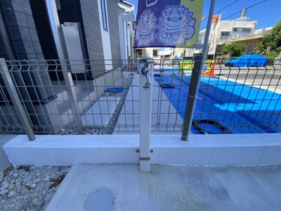 【設備】 | 那覇市具志（全7棟）E号棟 | E号棟　外水栓♪