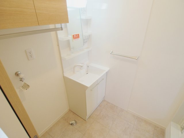 サントークKの洗面所|※写真はリノベした別部屋のものです。