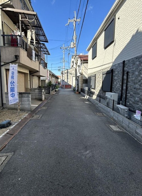 守口市南寺方東通3丁目　戸建の前面道路含む現地写真