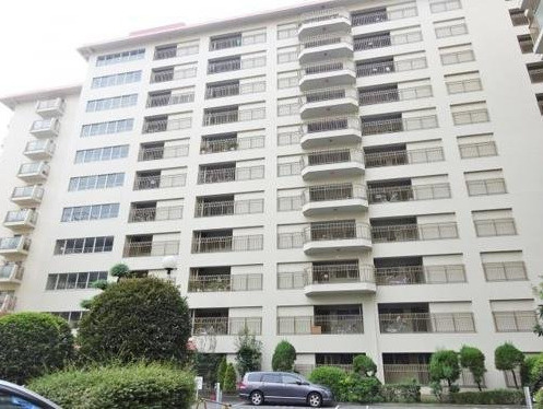 クローバーハイツ森小路１号棟　9階の外観